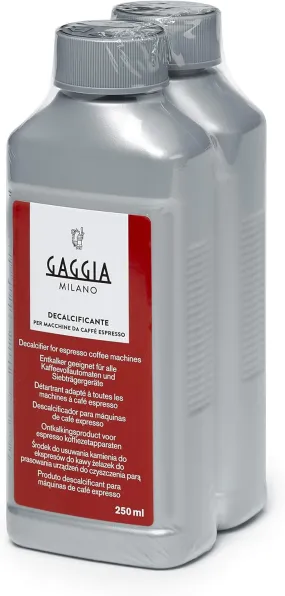 Gaggia Descalcificador RI9111/60 21001681, botella de 250 ml, pack de 2 unidades