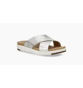 Sandalias Kari Metallic UGG (Plata) para mujer