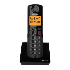 Telefono inalambrico single negro alcatel s280